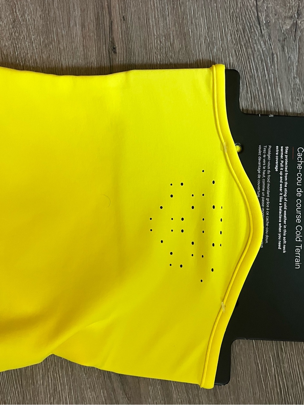 lululemon athletica Neon Yellow neck warmer